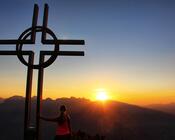 Abendstimmung auf dem Alpspitz Abendstimmung auf dem Alpspitz