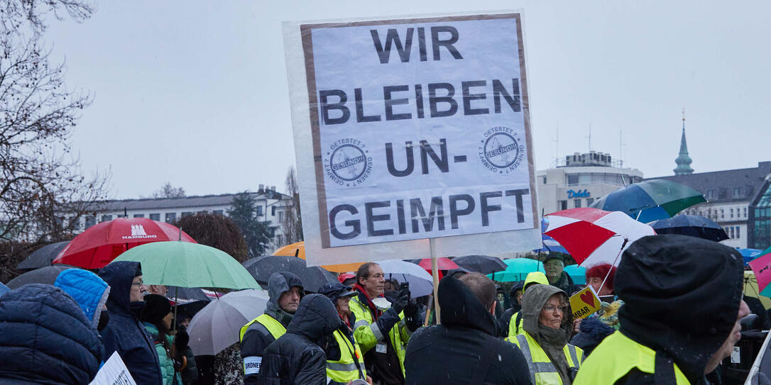 Demo von Corona-Impfgegnern Demo von Corona-Impfgegnern