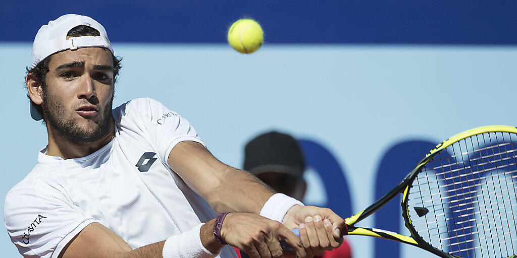 Der 22-jährige Italiener Matteo Berrettini ist einer der Aussenseiter in den Gstaader Halbfinals