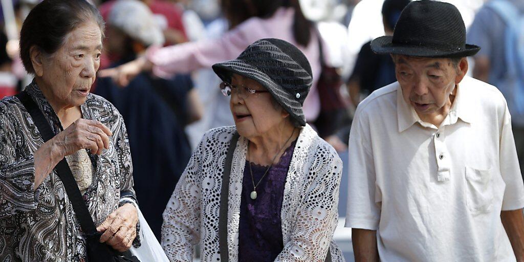 Die Überalterung der japanischen Gesellschaft schreitet fort: 28,1 Prozent der Gesamtbevölkerung sind 65 Jahre alt oder älter. (Symbolbild)
