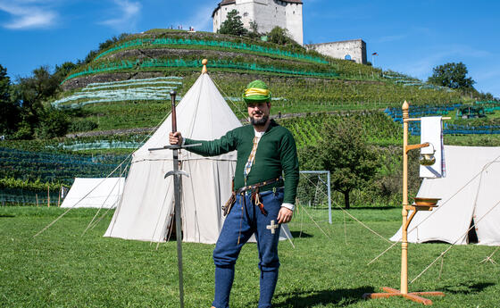 Mittelaltertage auf Burg Gutenberg unter dem Motto «Von Schwert, Spinnrad und Schalmei», Balzers (06.09.2025)