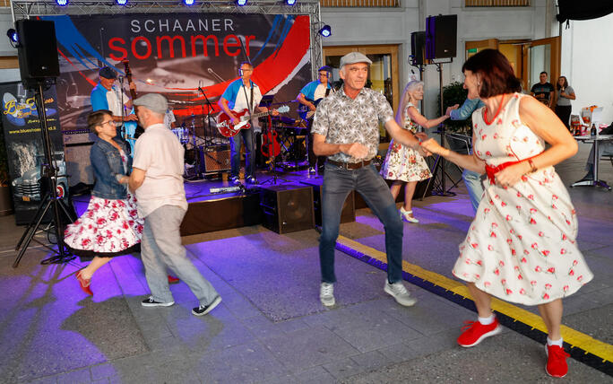 Auftakt Schaaner Sommer im Lindahof, in Schaan.