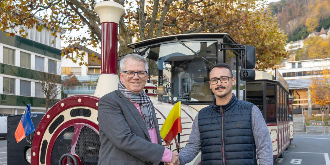 Citytrain Stabsübergabe in Vaduz
