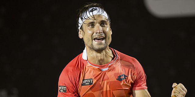 David Ferrer zeigt unverhohlen seine Freude über den Sieg