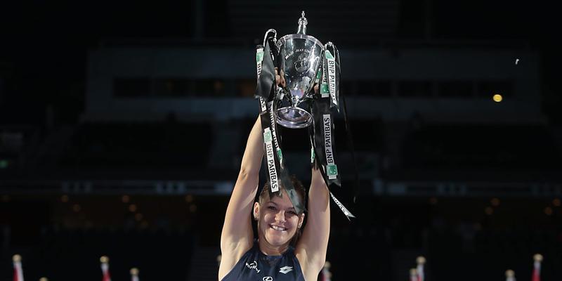 Die Polin Agnieszka Radwanska feierte an den WTA-Finals in Singapur den ersten grossen Titel ihrer Karriere