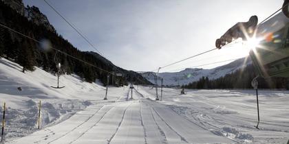 Schnee in Malbun