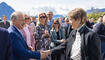Feierlichkeiten zum Jubiläum bei der alten Rheinbrücke Vaduz–Sevelen
