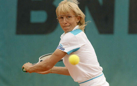 Martina Navratilova hat im Tennis einiges bewegt