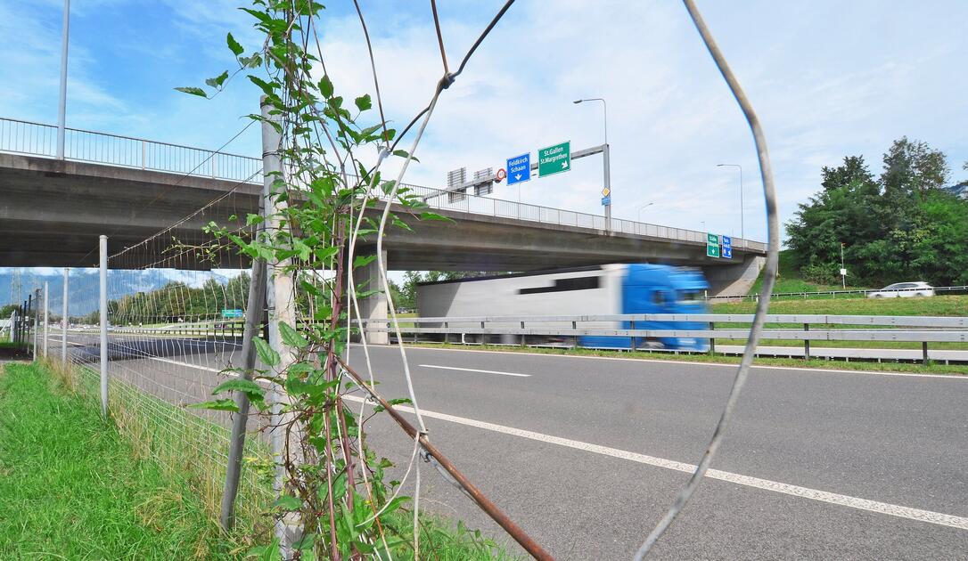 Nationalstrassenprojekt Buchs SG Autobahn A13
