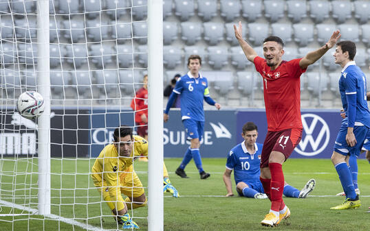 FUSSBALL, CHE LIE, SCHWEIZ LIECHTENSTEIN, QUALIFIKATION, U21 EM, U21 EUROPAMEISTERSCHAFTEN, U-21 EM, U-21 EUROPAMEISTERSCHAFTEN,