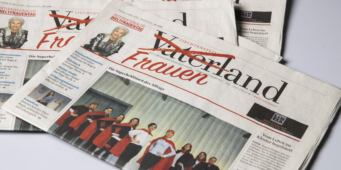 Frauenland Zeitung in Vaduz