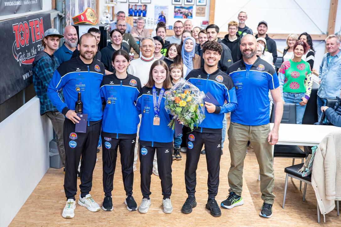 Empfang EM-Delegation Kickboxen (10.11.2024)