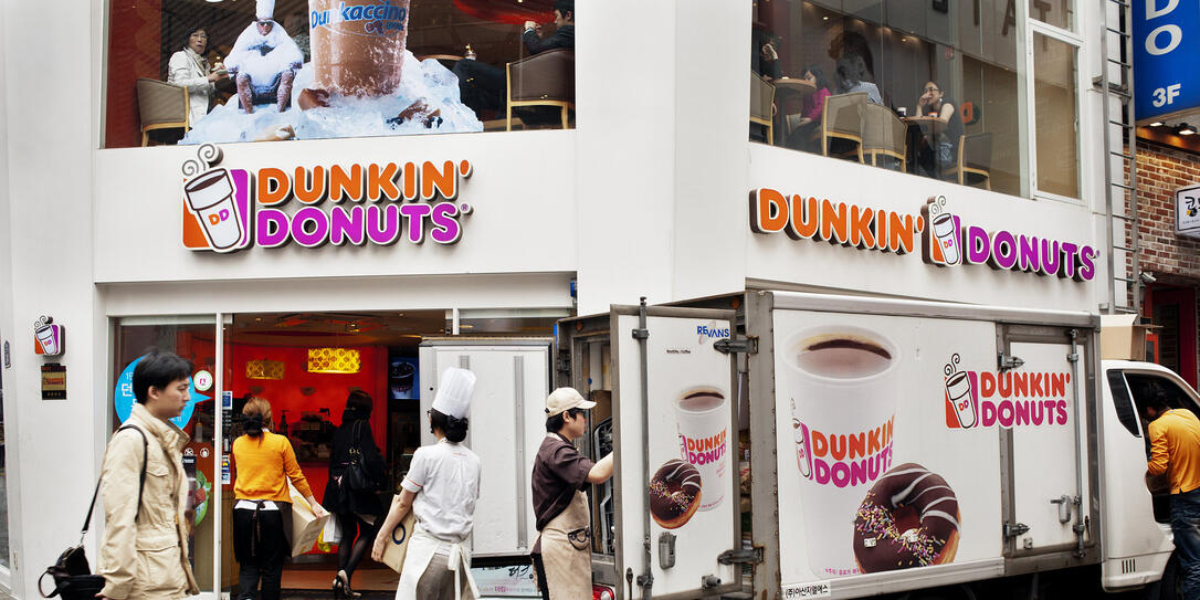 Eine Dunkin' Donuts-Filiale in Seoul, Süd Korea.