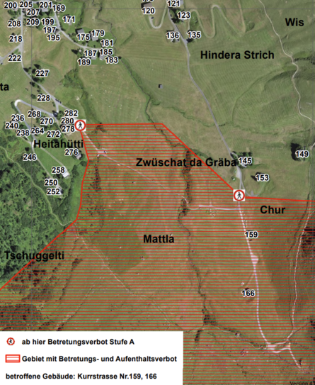 Lawinengefahr in Malbun