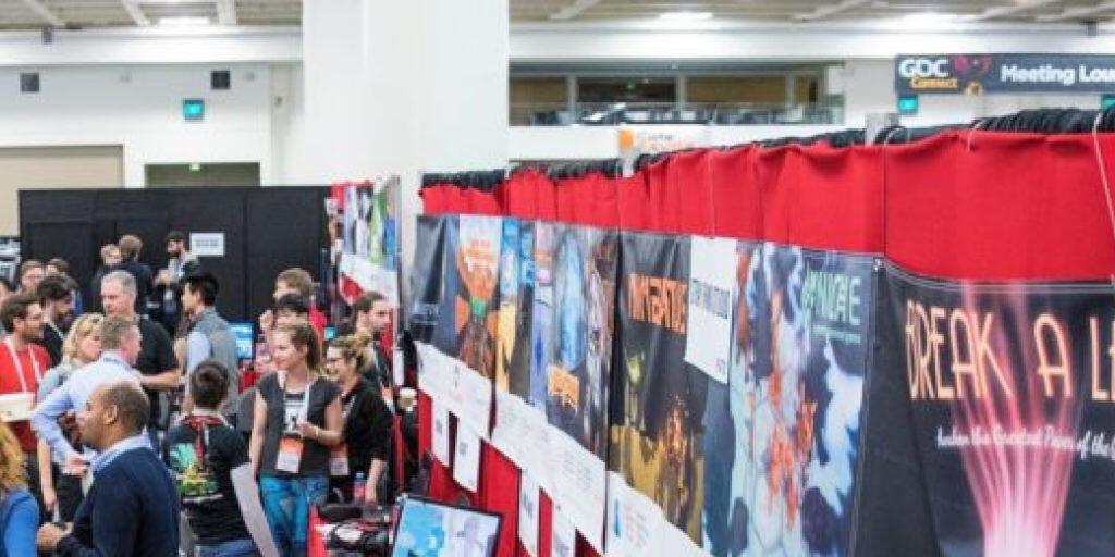 Die Schweizer Ecke auf der Game Developers Conference in San Francisco, dem weltweit wichtigsten Branchentreff der Game-Entwickler. 26 der 26'000 teilnehmenden Entwicklerteams kommen aus der Schweiz. (zVg)