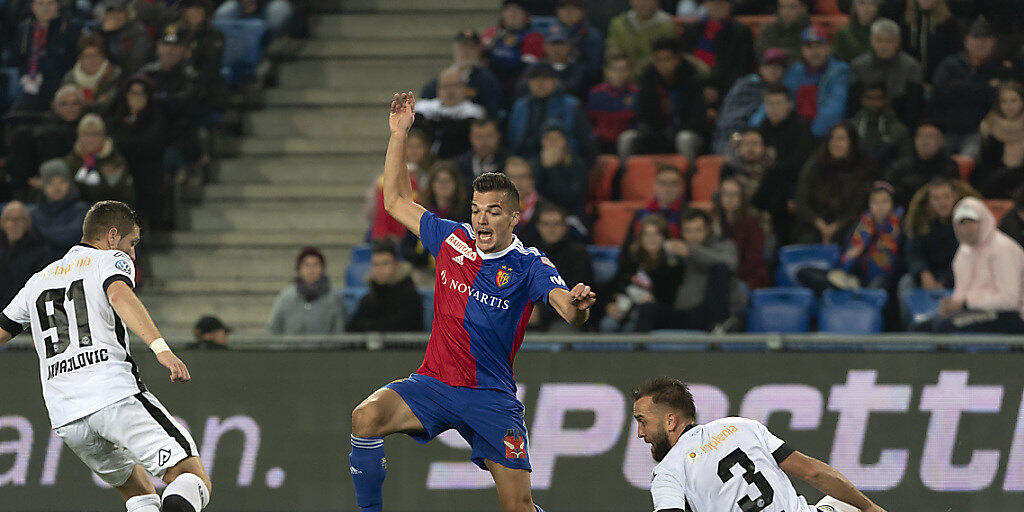 Kevin Bua erzielte für Basel die ersten beiden Tore