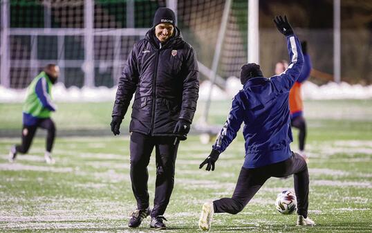 Liechtenstein Ruggell Fussball LFV Nati Training Martin Stocklasa