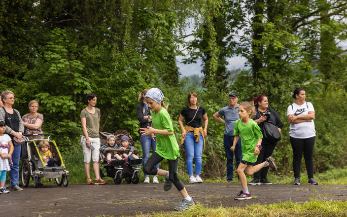 Sponsorenlauf der Primarschule Mauren