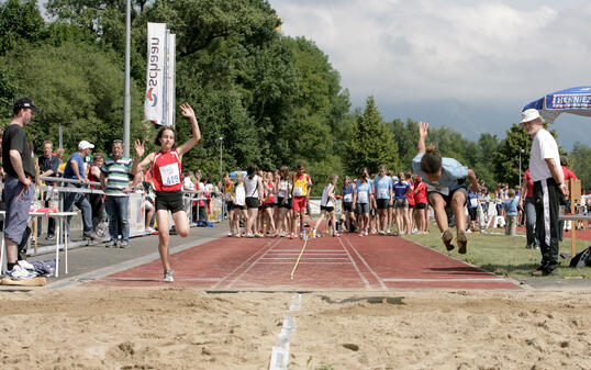 Leichtathletik: Schüler Landesmeisterschaft, Sportplatz Schaan