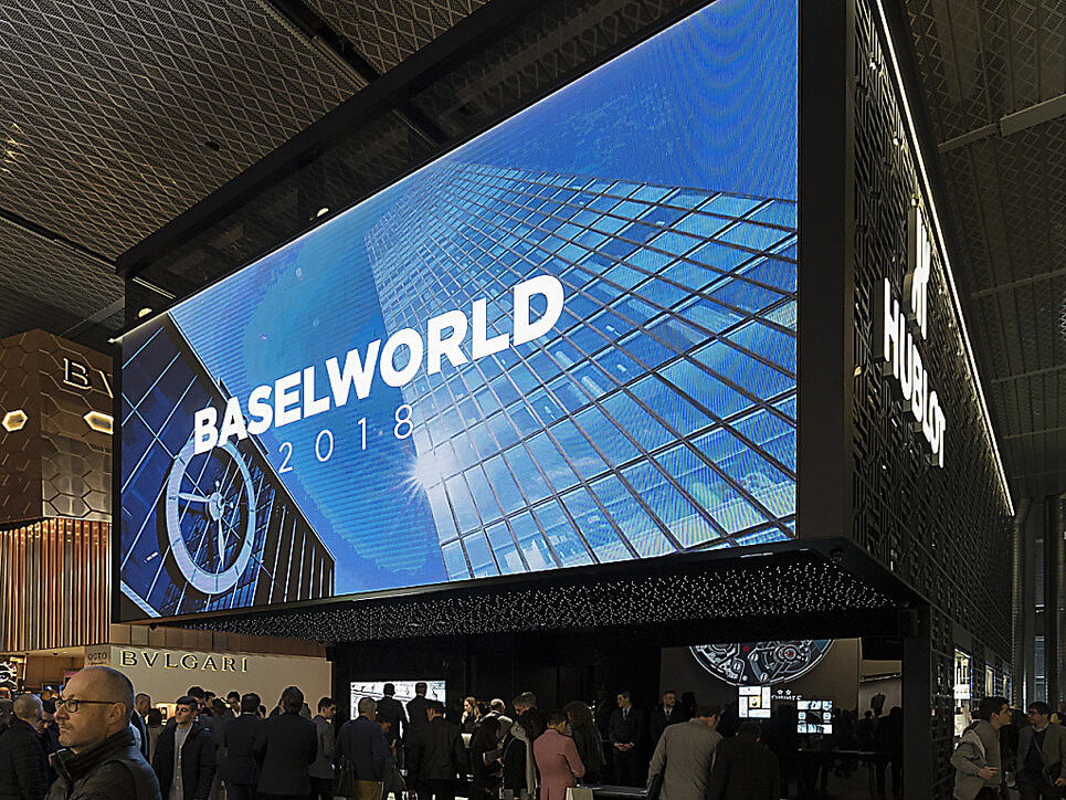 Abgang von Swatch: Die Uhren- und Schmuckmesse Baselworld soll in den kommenden Jahren auch ohne den grössten und wichtigsten Schweizer Uhrenhersteller stattfinden. (Archiv)