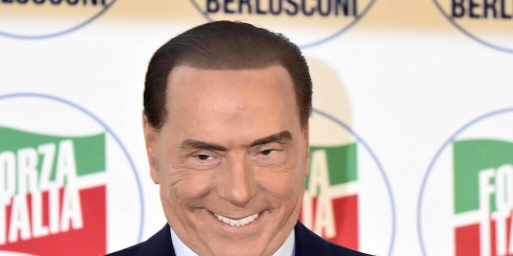 Silvio Berlusconi während eines Parteitreffens am 26. November 2017 in Mailand.
