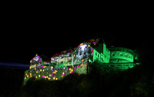 3D Videomapping beim Staatsfeiertag