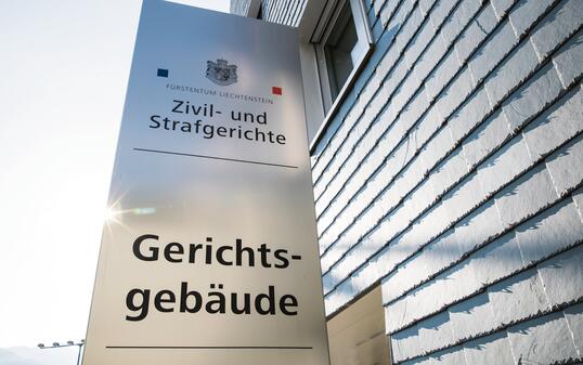 Gerichtsgeb&auml;ude in Vaduz