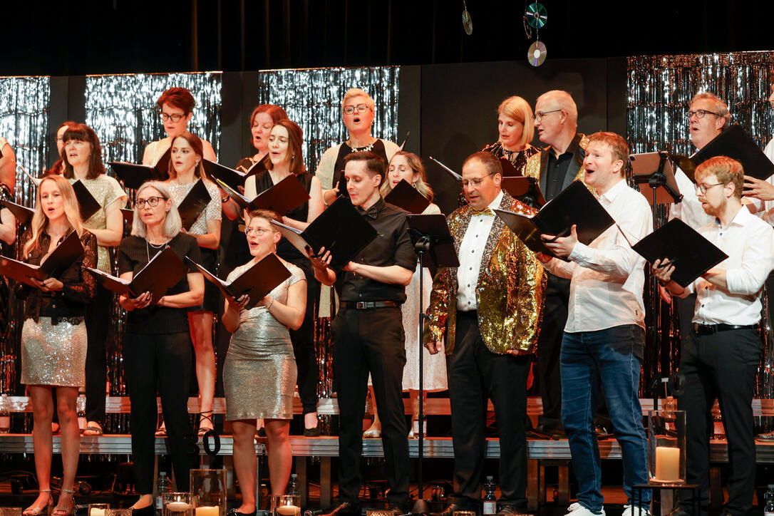 Jubil&auml;umskonzert des Young Unlimited Chors im Gemeindesaal von Mauren.