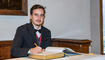 Eintragung in das Goldene Buch auf Schloss Vaduz (26.09.2025)