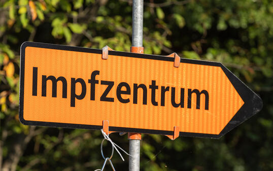 Impfzentrum in Vaduz