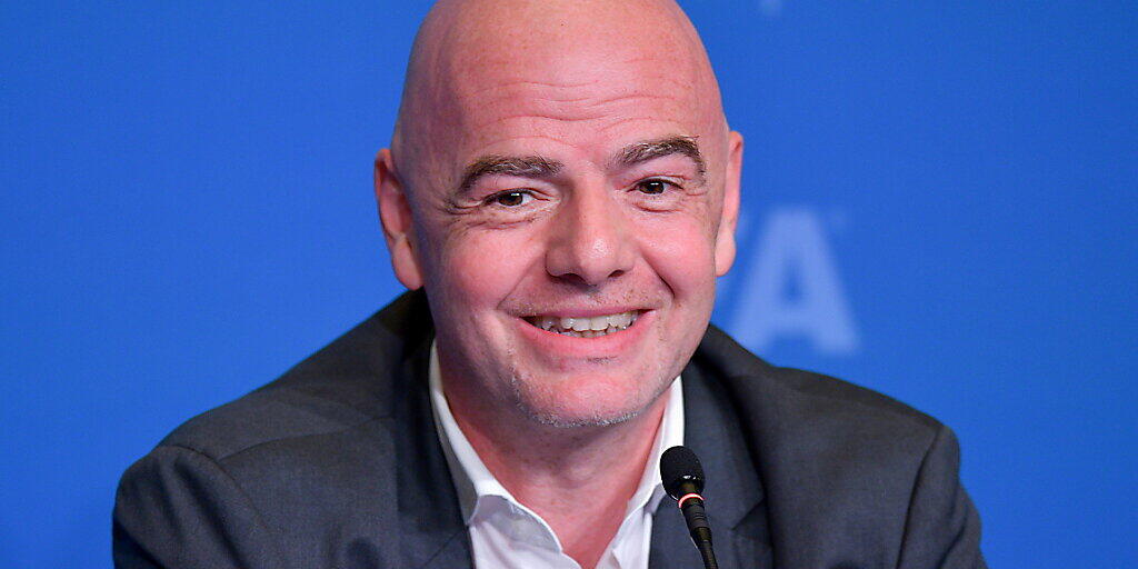 FIFA-Präsident Gianni Infantino blickt der WM 2022 in Katar mit grosser Zuversicht entgegen