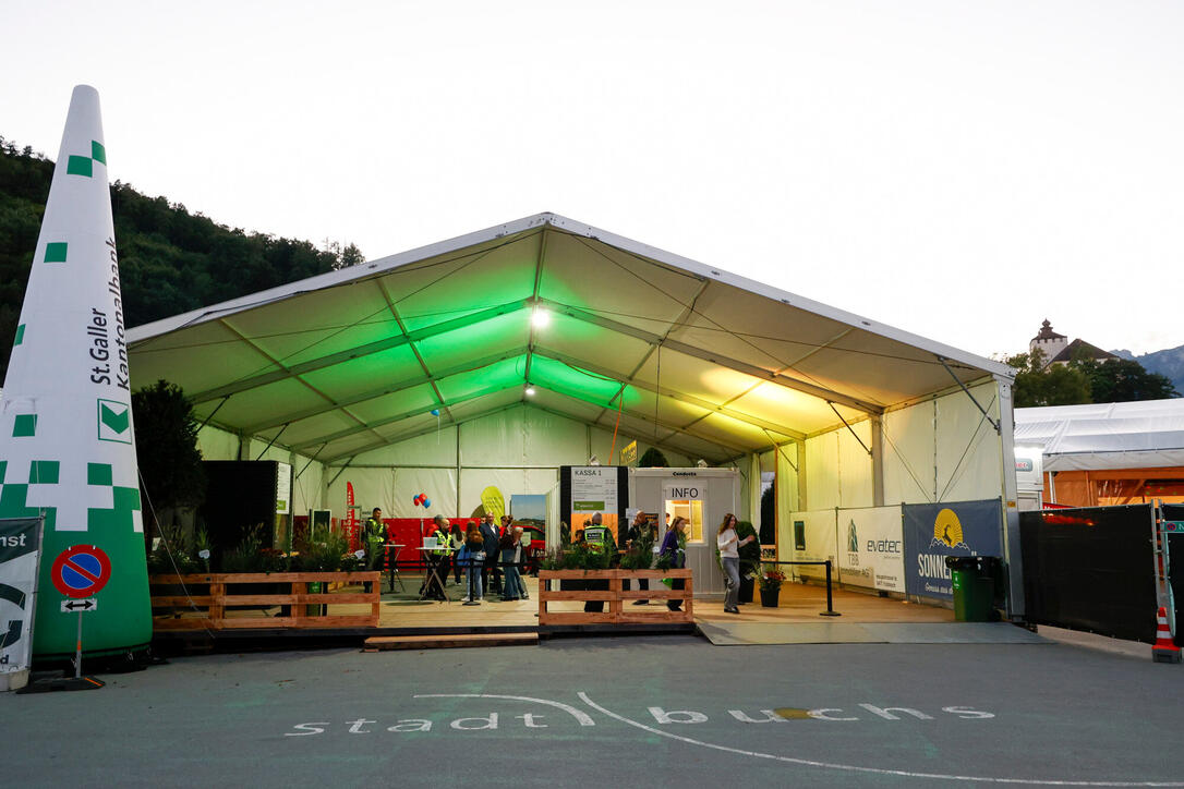 Buchser Abend an der WIGA, Buchs, St. Gallen, Schweiz.
