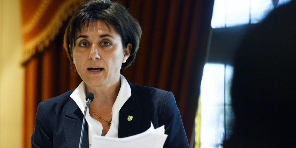 Der Thurgauer Regierungsrätin Monika Knill ist nach dem Entscheid des Grossen Rats, das Frühfranzösisch beizubehalten, "ein Stein vom Herzen" gefallen. (Archiv)