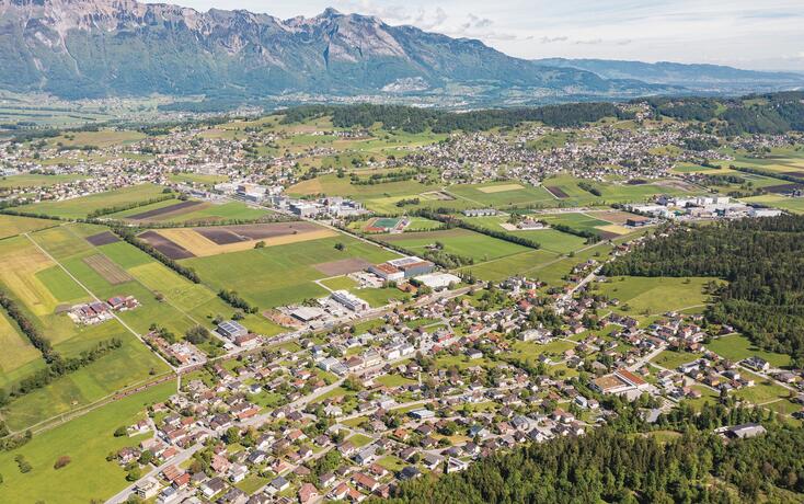Luftaufnahme Unterland