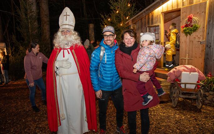 Nikolaus im Walde, Schellenberg (07.12.2024)