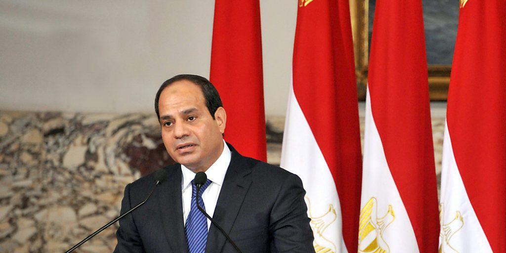Der Präsident Ägyptens will nach den Anschlägen auf zwei koptische Kirchen den Ausnahmezustand über sein Land für drei Monate verhängen. (Archivbild)