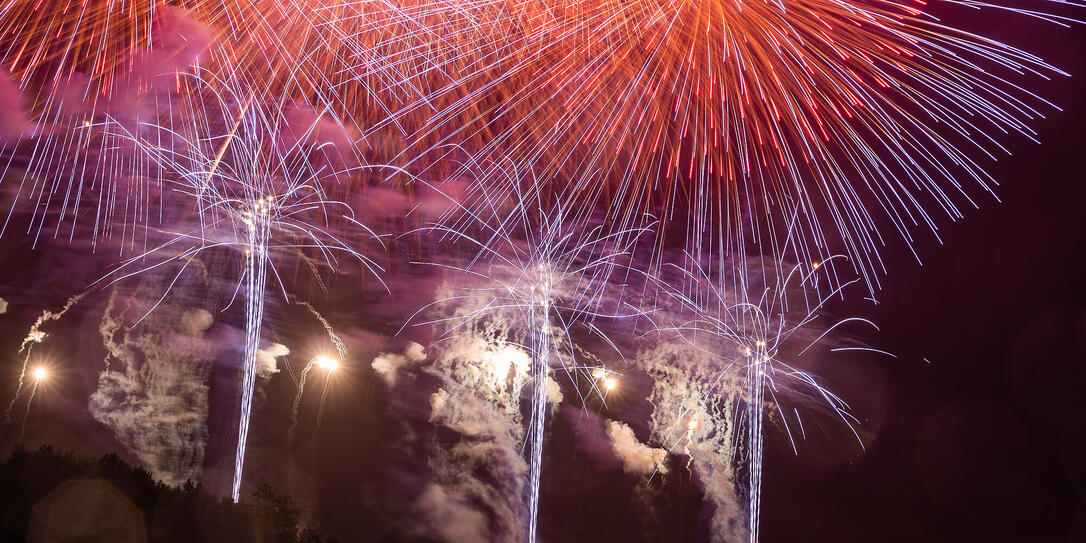 Das grosse Feuerwerk in Vaduz