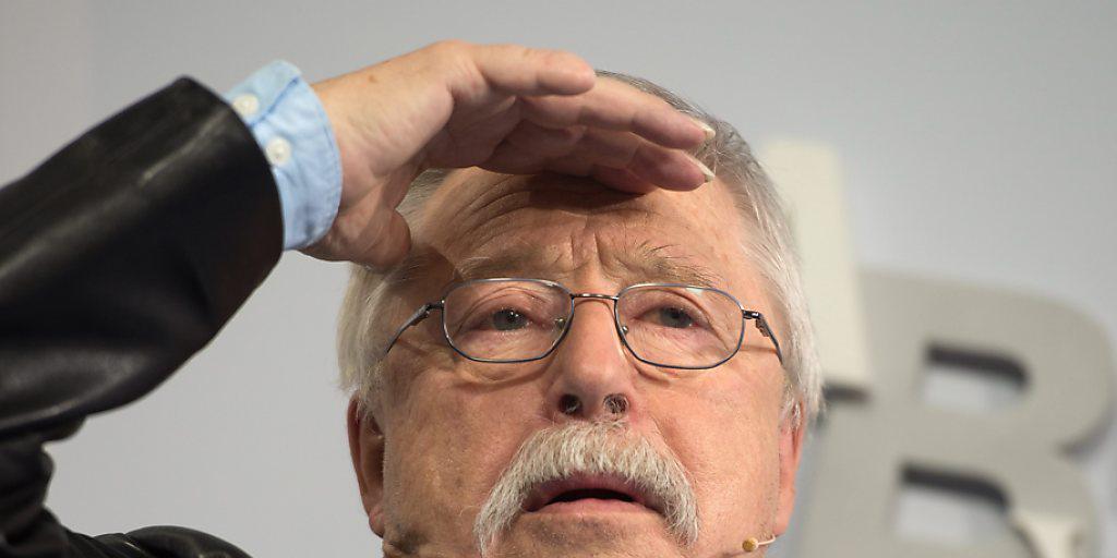 Preisträger Wolf Biermann. (Aufnahme vom Oktober 2016 an der Frankfurter Buchmesse)
