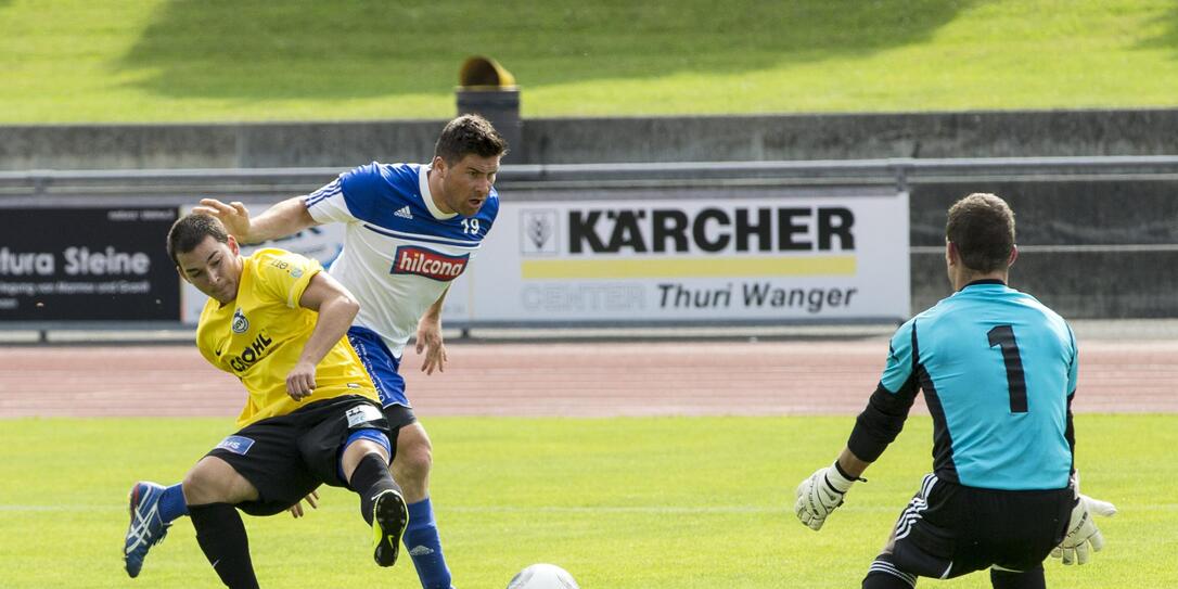 Fussball FC Schaan - USV in Schaan 140719