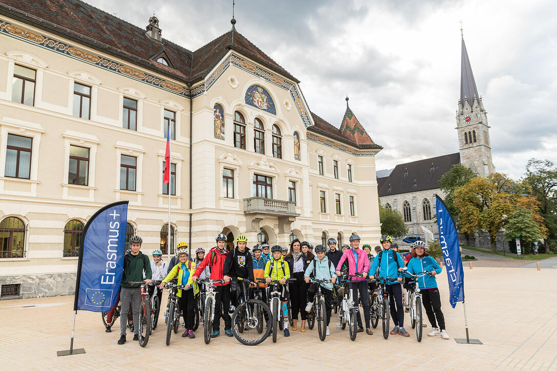 Erasmus+ Rundfahrt durch Liechtenstein
