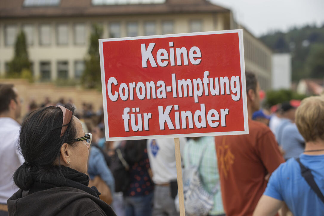 Corona Demo in Vaduz