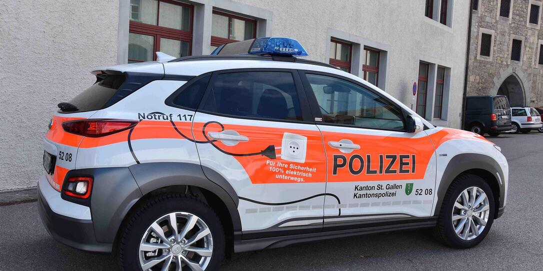 Kantonspolizei St.Gallen neu mit Elektro-Autos unterwegs ...