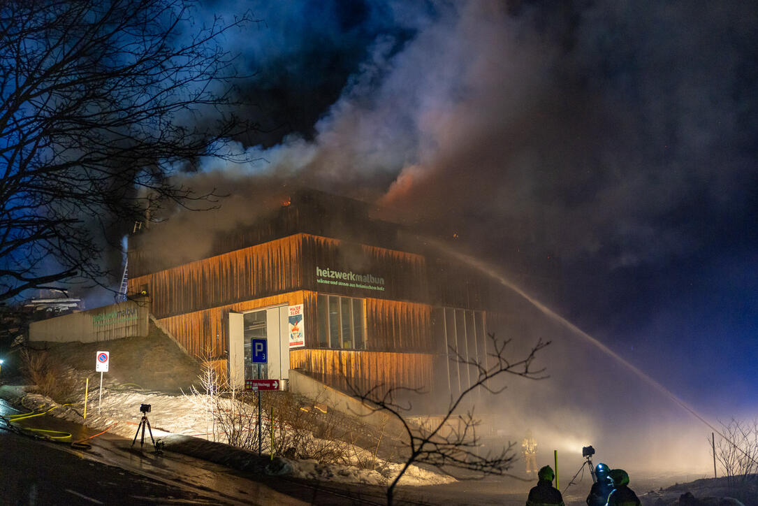 Brand Heizwerk Malbun (16.12.2025)