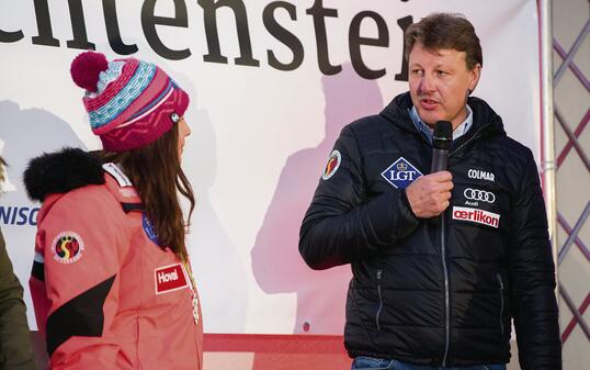 Empfang Tina Weirather