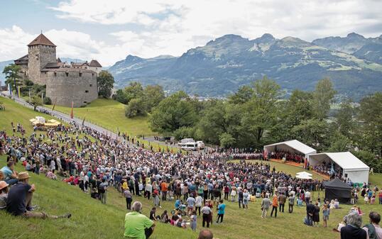 Staatsakt Staatsfeiertag, Vaduz