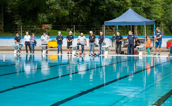 Schaufahren der Modellschiffe im Freibad Mühleholz(13.09.2025)