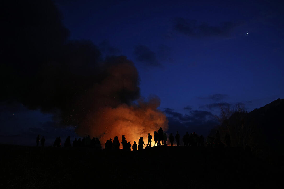 Funkensamstag in Rüthi