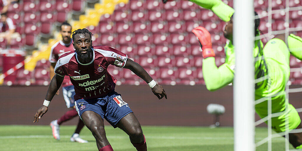 Servette und St. Gallen boten sich einen intensiven Schlagabtausch