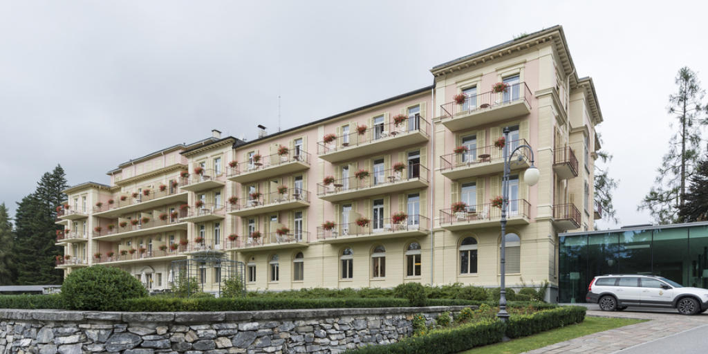 Blick auf das Hotel Waldhaus (Archivbild).
