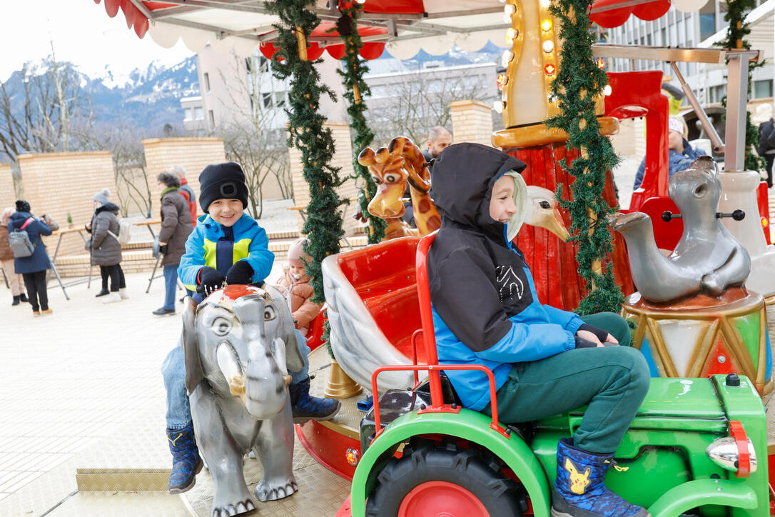 Weihnachtsmarkt, Vaduz, Liechtenstein.